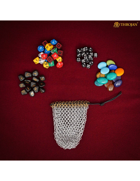 Saco de lona de malha de alumínio com...