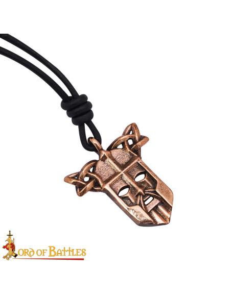 Pingente viking em bronze amuleto do...