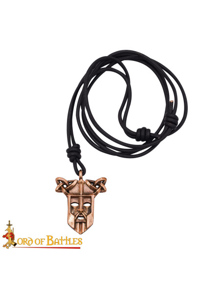 Pingente viking em bronze amuleto do...