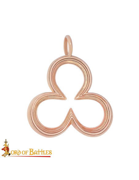 Pingente medieval em bronze design...