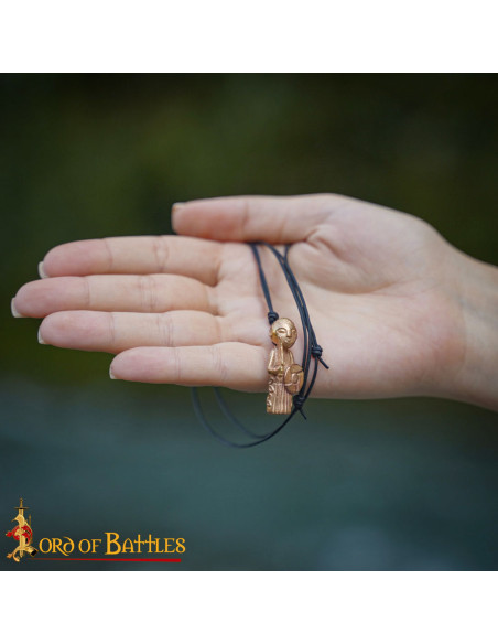 Pingente vikinga medieval dama...