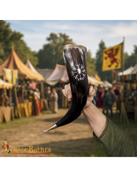 Chifre viking para beber Runa...