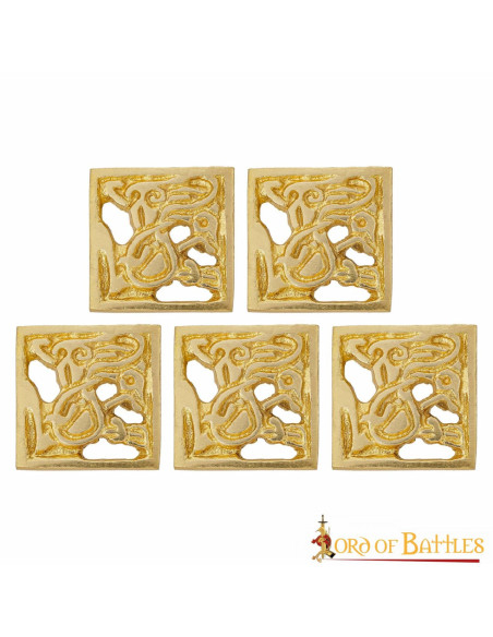 Conjunto de 5 enfeites vikings em...