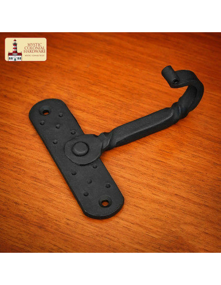 Suporte rústico de parede forjado à...