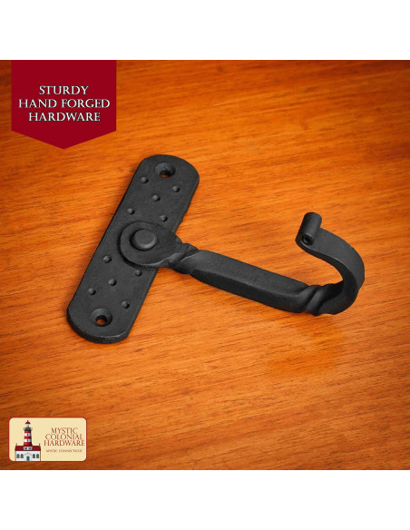 Suporte rústico de parede forjado à...