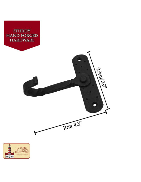 Suporte rústico de parede forjado à...