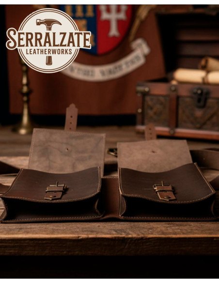 Bolsa de cinto medieval DuoPouch em...