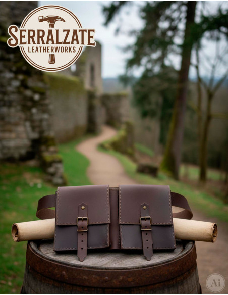 Bolsa de cinto medieval DuoPouch em...