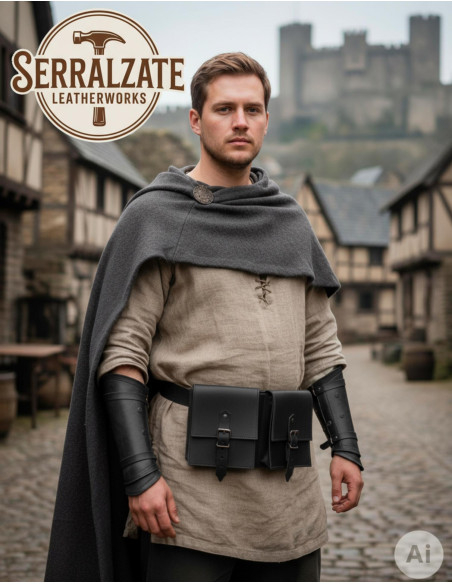 Bolsa de cinto medieval DuoPouch em...