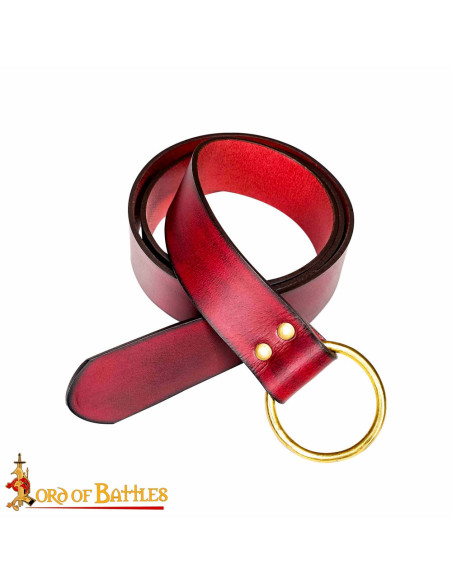 Cinto de couro fantasia feito à mão,...