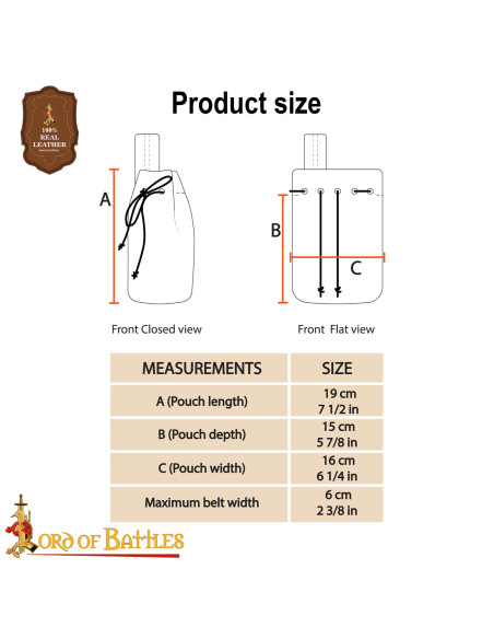 Bolsa limosneira de camurça com...