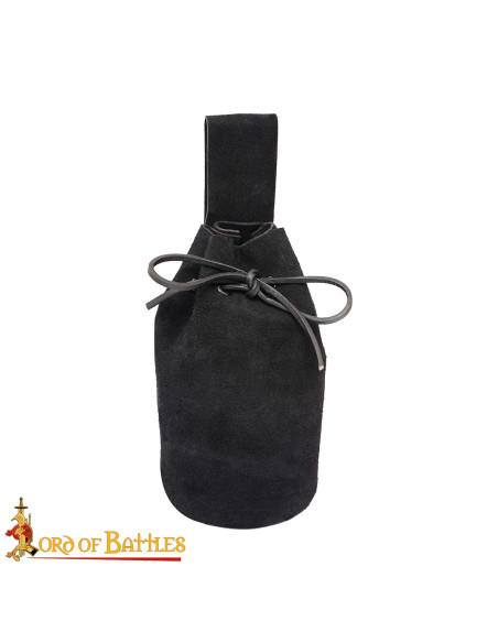 Bolsa limosneira de camurça com...