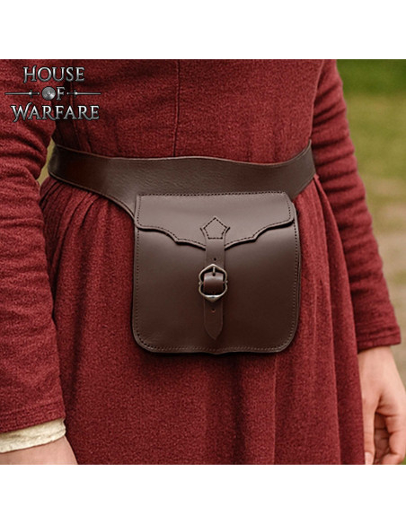 Bolsa tiracolo de couro marrom finais...