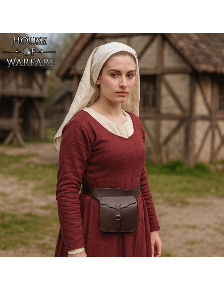 Bolsa tiracolo de couro marrom finais...