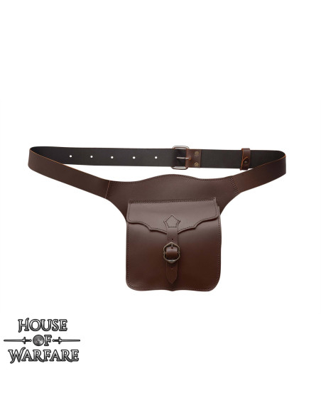 Bolsa tiracolo de couro marrom finais...