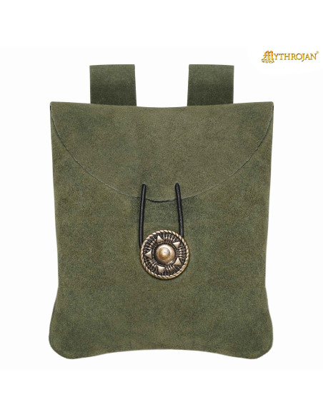 Bolsa pochete medieval de couro de...