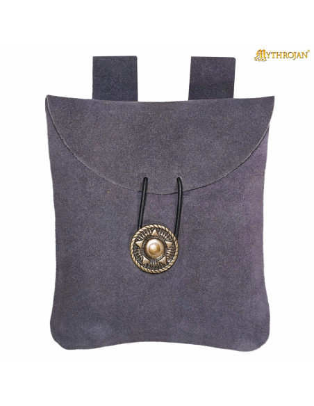 Bolsa pochete medieval de couro de...