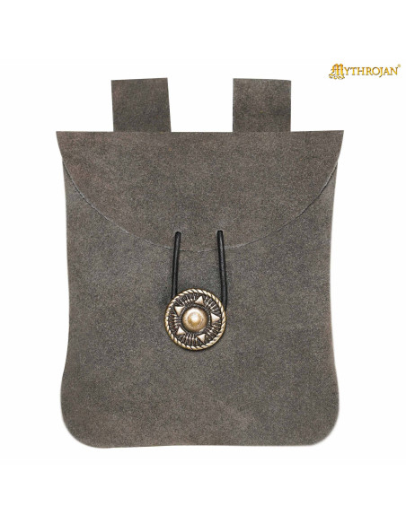 Bolsa pochete medieval de couro de...