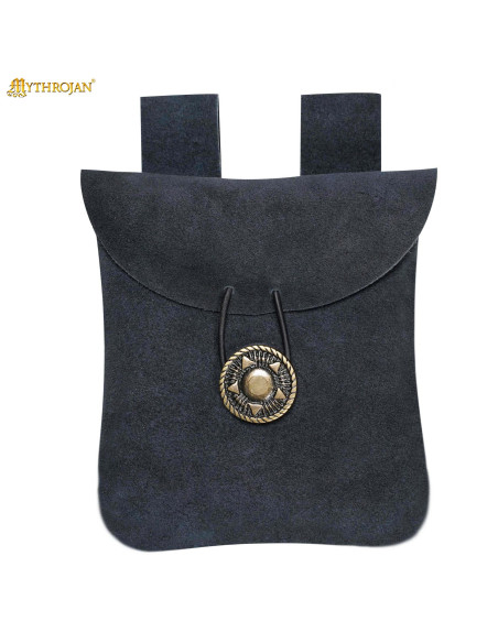 Bolsa pochete medieval de couro de...