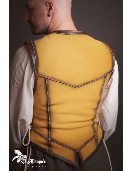 Coura medieval curta para homem,...