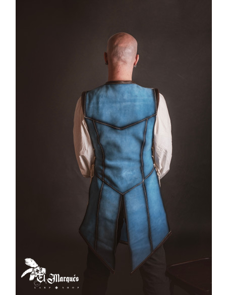 Coura medieval longa para homem,...