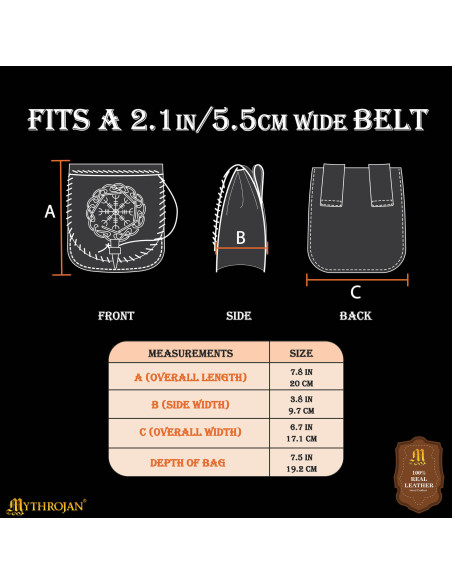 Bolsa vikinga Guerreiro do Norte para...