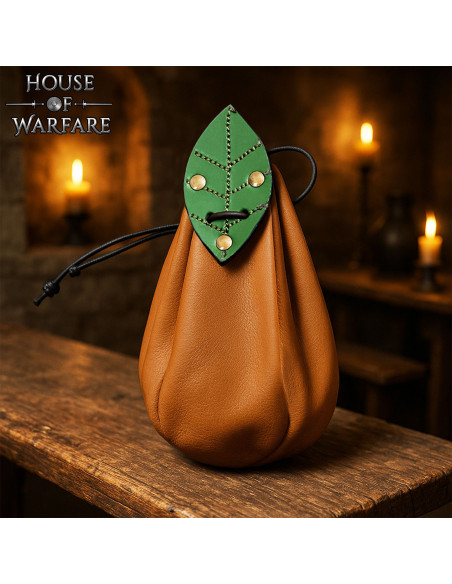 Bolsa de cinto de couro marrom,...