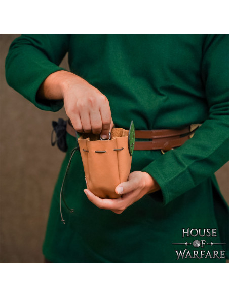 Bolsa de cinto de couro marrom,...