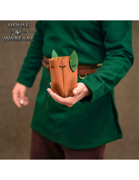 Bolsa de cinto de couro marrom,...