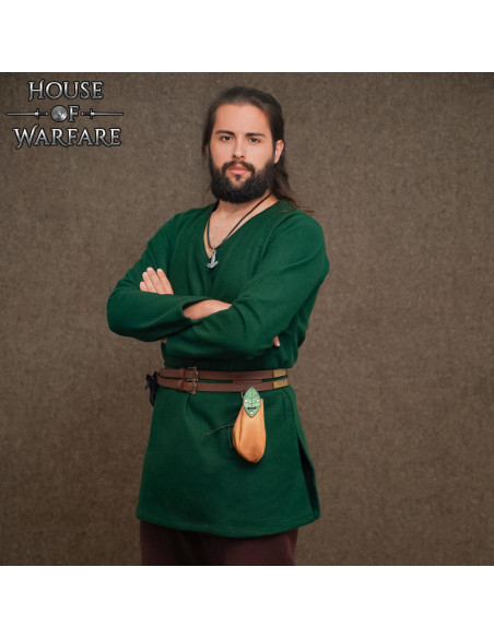 Bolsa de cinto de couro marrom,...