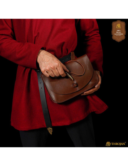 Bolsa medieval para cinto fecho de...