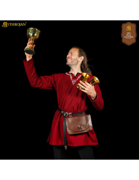 Bolsa medieval para cinto fecho de...