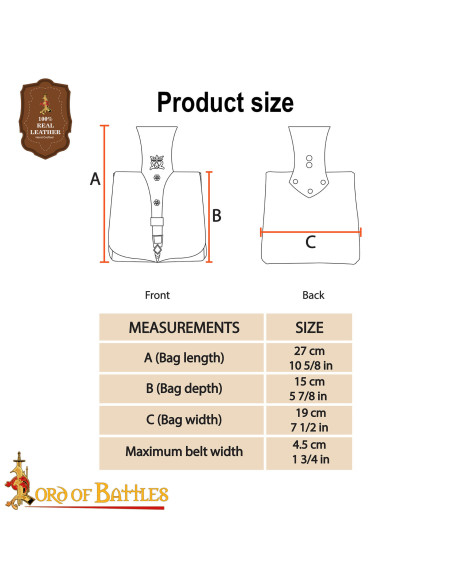 Bolsa de cintura Cortesano do Rei em...