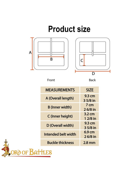 Fivela medieval em latão para...