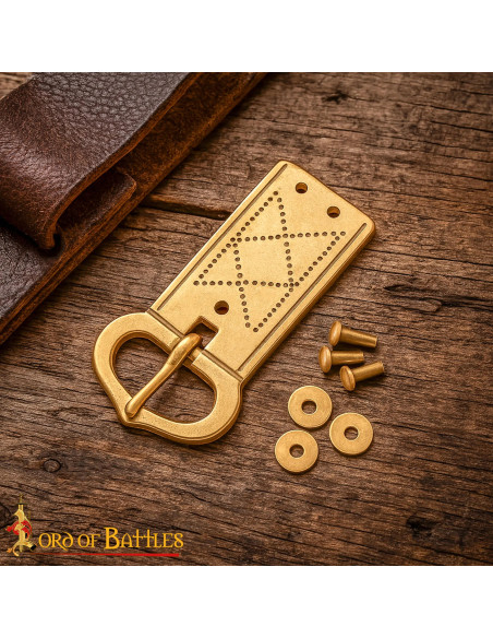 Fivela geométrica Baixa Idade Média,...