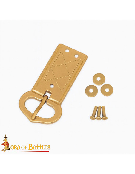 Fivela geométrica Baixa Idade Média,...