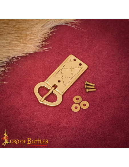 Fivela geométrica Baixa Idade Média,...