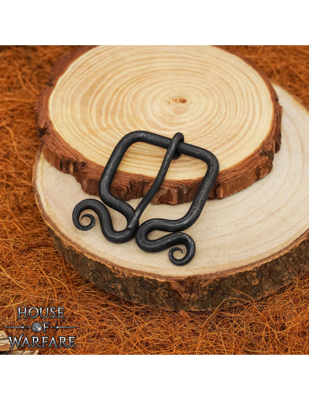 Fivela medieval rústica forjada...