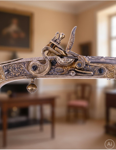 Pistola de pedernal, Escócia 1760