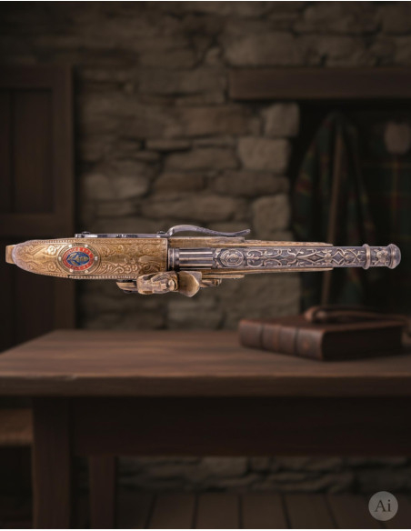 Pistola de pedernal, Escócia 1760