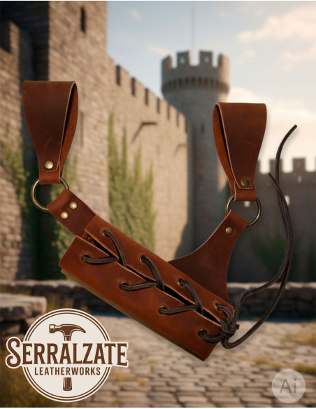 Tahalí medieval de cinto para espada,...