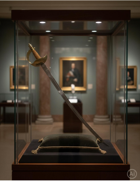 Espada Pirata de Cazoleta Forjada em...