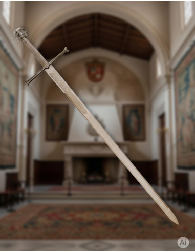 Espada Reyes Católicos, rústica
 Tamanho-Natural