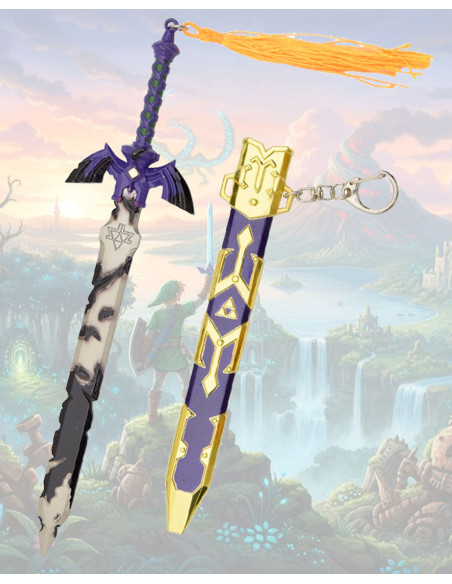 Chaveiro mini espada queimada Master...