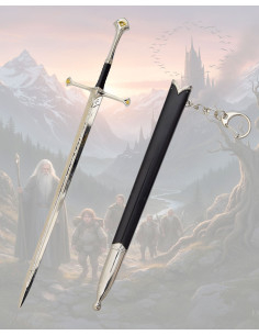 Chaveiro mini espada Anduril do Senhor dos Anéis