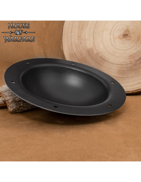 Umbo redondo em aço forjado à mão...