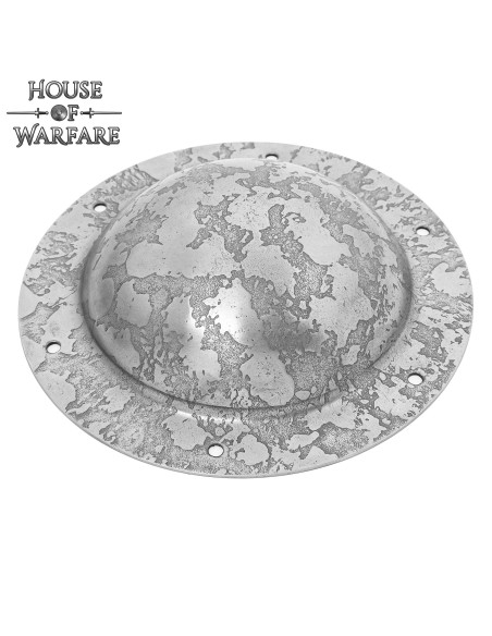 Umbo redondo em aço forjado à mão...