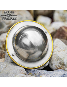 Broquel medieval pequeno em aço (17,5 cm)