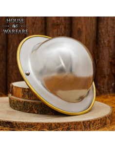 Broquel medieval pequeno em aço (17,5 cm) 2