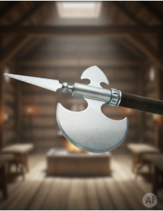 Machado medieval rústico, 61 cms. 2